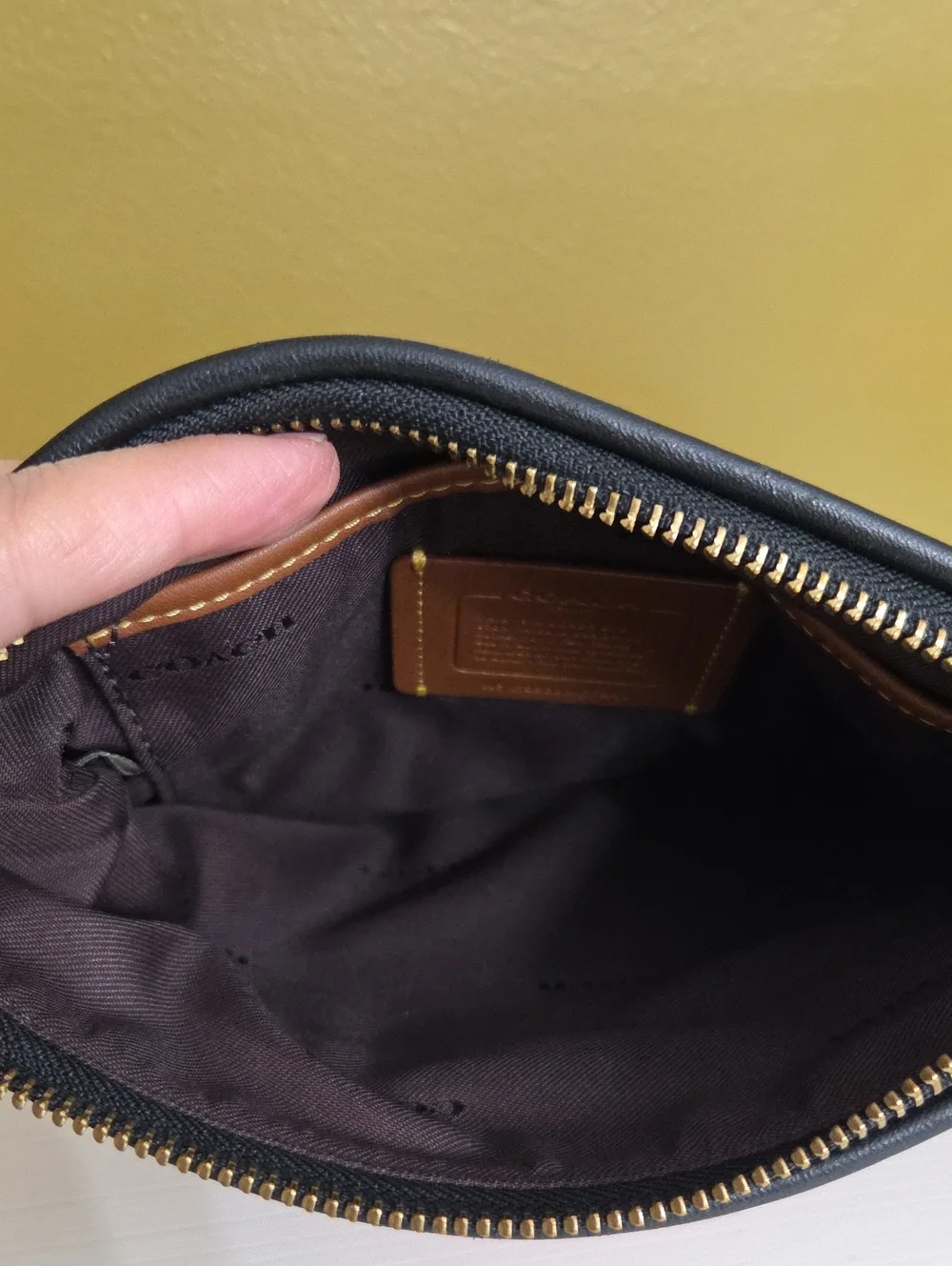 Coach Red Plaid Leather Small Shoulder Bag - Picture 8 of 15